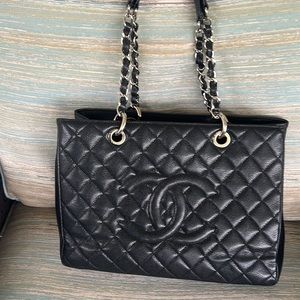 Authentic Chanel Grand shopping tote GST